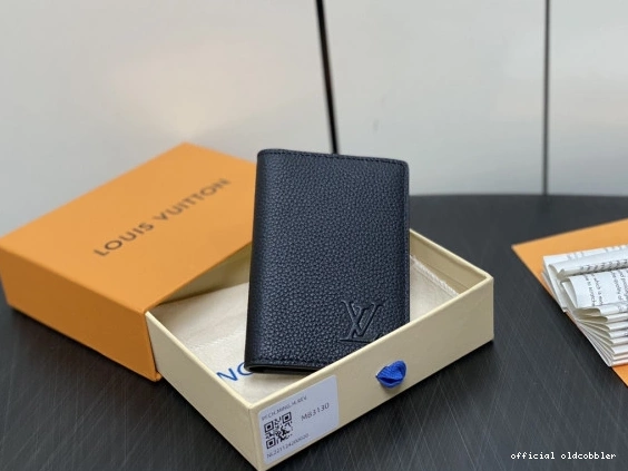 Official oldcobbler LOUIS Organizer-7.5*11.1*1 VUITTON cm Pocket 0804